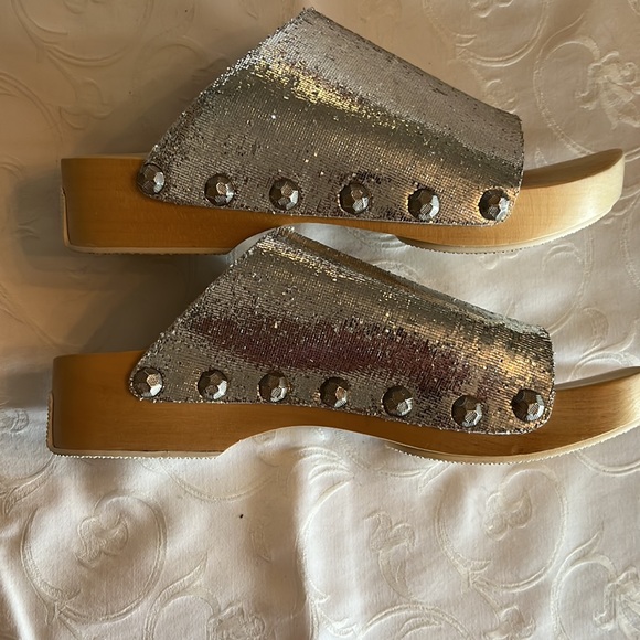 Fun Opening Ceremony clogs. Worn once. - Picture 3 of 4